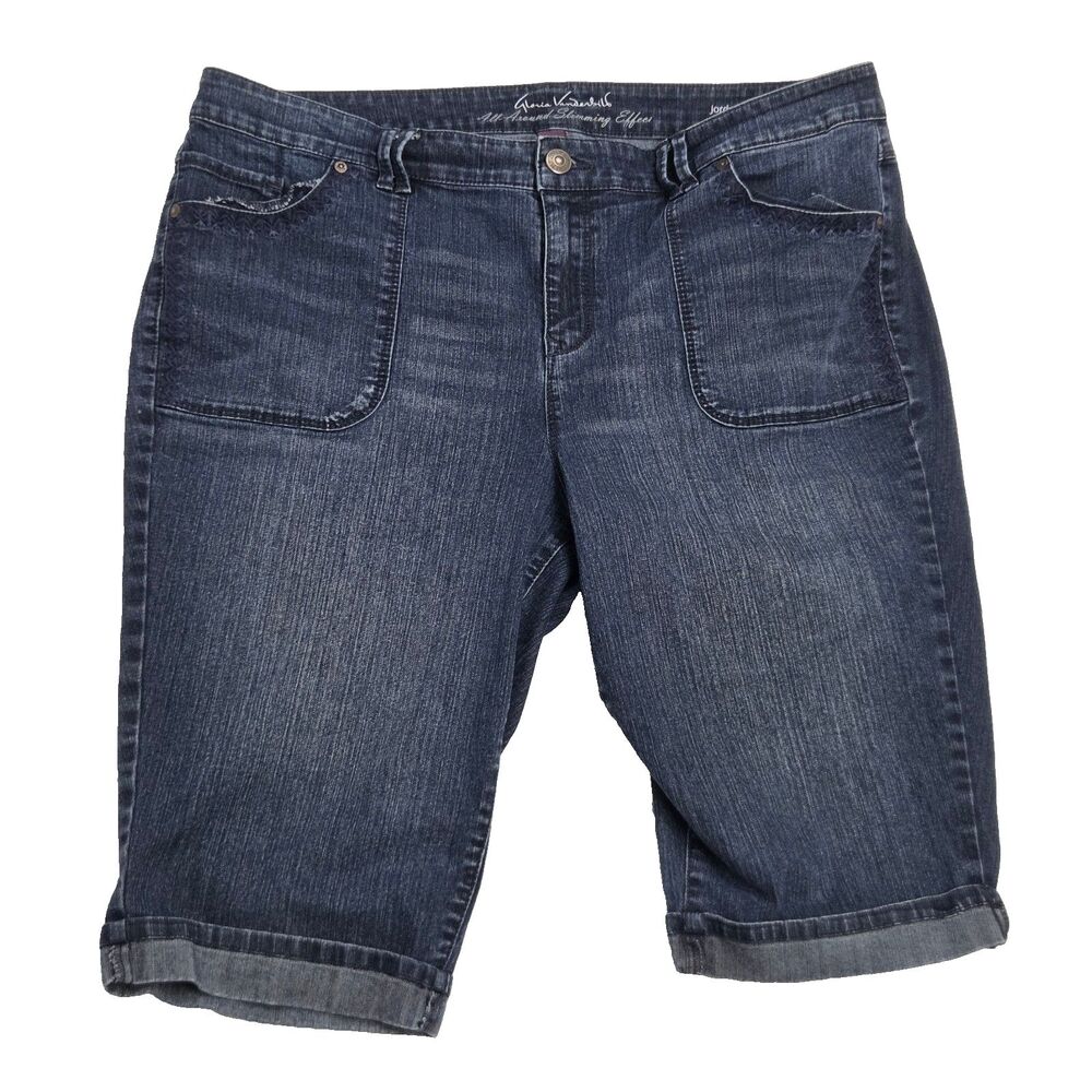 Gloria Vanderbilt Womens Shorts Size 16W